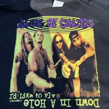 ALICE IN CHAINS 티셔츠 그런지 XL