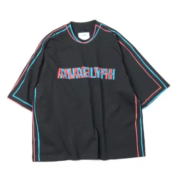 doublet ANAGLYPH HAND-PAINTED T-SHIRT