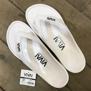 VIVA 비바 아일랜드 비치 샌들 27cm 화이트 일본제