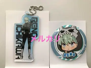 괴수 8호 아크릴 키링 캔 배지 시가와 레노 괴수 파커 역풍 속에서도