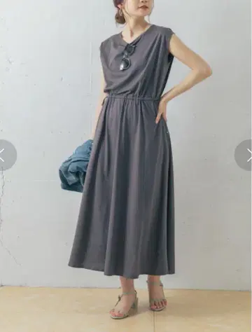 어반 리서치 로소 허리 밴딩 컷 원피스