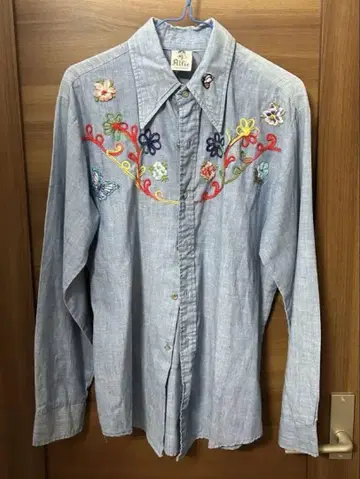 60s-70s Alfie California 롱 슬리브 셔츠
