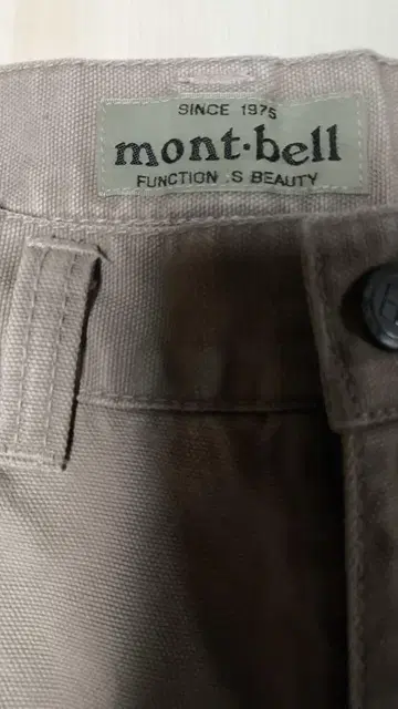 mont-bell 베이지 숏팬츠 허리 76cm