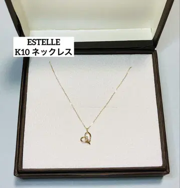 에스텔 K10 하트 메레 다이아몬드 목걸이