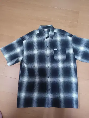 치카노 로우라이더 CAL TOP 반팔 셔츠 XL BK/아이보리 새상품급
