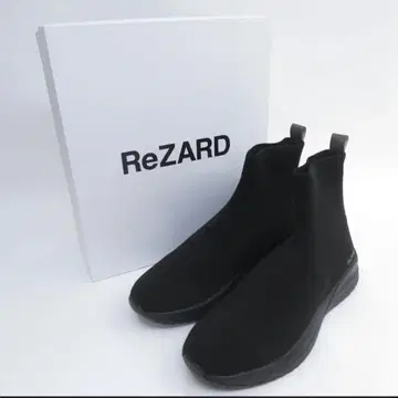 ReZARD 블랙 하이컷 스니커즈
