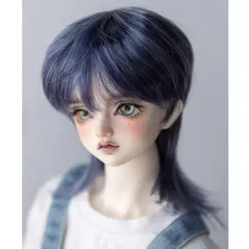 7-8인치 가발 네이비