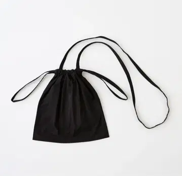 formuniform 드로우스트링 백 스트랩 SS 블랙