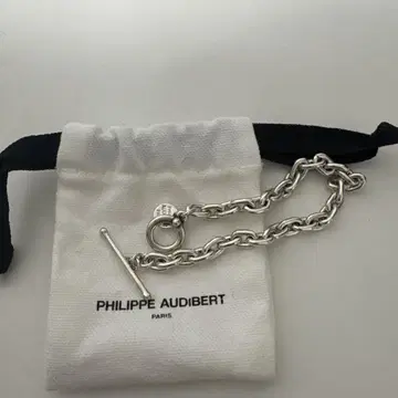 PHILIPPE AUDIBERT 실버 체인 팔찌
