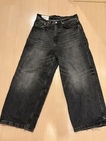 H&M SUPER BAGGY 슈퍼 배기 팬츠 다크 그레이 33/30