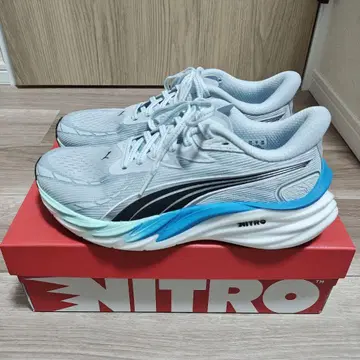 PUMA 푸마 베로시티 니트로 4 라이트 블루 25.0cm