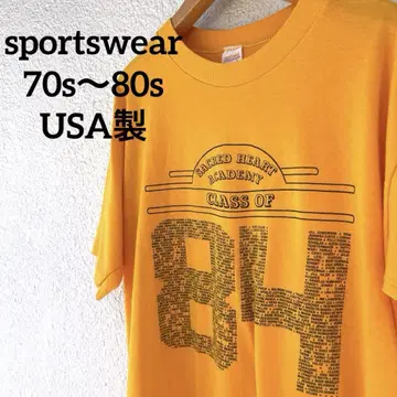 1970~1980년대 반팔 미국산 빈티지 티셔츠 단일 스티치 L 사이즈