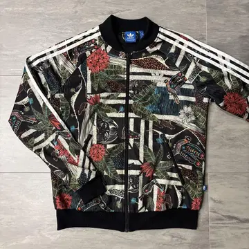 adidas 트로피컬 꽃무늬 저지 UK M