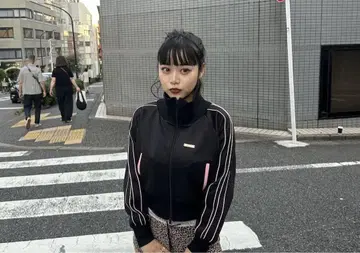 gossip_club_jp 트랙 재킷 블랙!