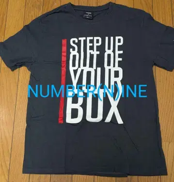 새 제품 미개봉  NUMBER (N)INE STEP UP 티셔츠