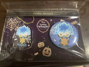 Disney 트위스티드 원더랜드 오르토 아크링 키링 캔뱃지 세트
