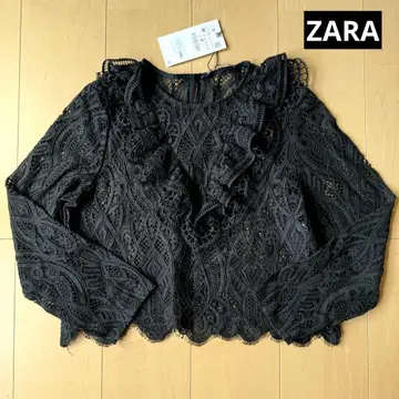 새 제품! 미사용! 태그 포함 ZARA 레이스 톱 M 사이즈