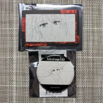 Fate strange Fake 엘키두 캔뱃지 카드