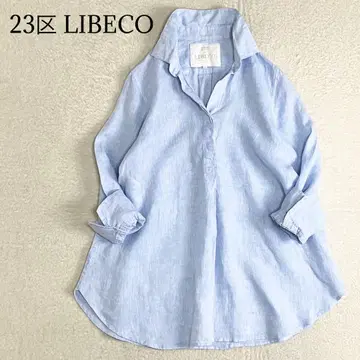 23구 LIBECO 리네스키퍼 블라우스 라이트 블루 수색 38