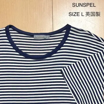 SUNSPEL 사펠 보더 티셔츠 반팔 컷소 L