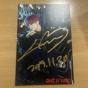 ONE N' ONLY 타카오 하야토 HAYATO 사인 엽서