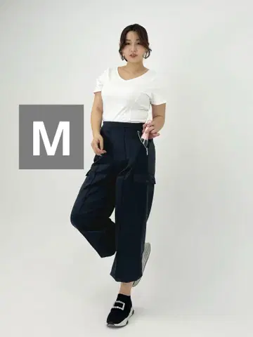 CINEMATIQ 스트레치 카고 팬츠 블랙 M 사이즈 전 스즈키 씨