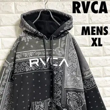 RVCA 루카 풀오버 파커 페리 패턴 남성용 XL 사이즈