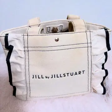 JILL by JILLSTUART 프릴 토트 백 소형 화이트