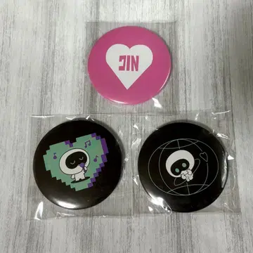 RUNSEOKJIN 캡슐 토이 캔뱃지 3세트