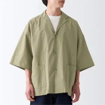 L-XL 무지 라보 오버사이즈 반팔 셔츠