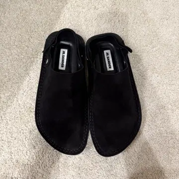 JIL SANDER 스웨이드 샌들 43 새 제품 미사용