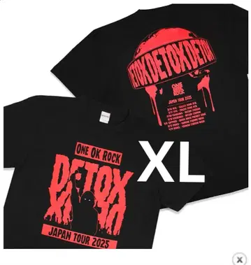 ONE OK ROCK DETOX JAPAN TOUR 2025 티셔츠