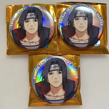 NARUTO 베이스야드 오로라 캔뱃지 이타치 3개 세트