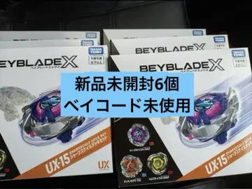 베이블레이드 X UX-15 샤크 스케일 덱 세트 6개