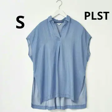 PLST 라이트 데님 오버사이즈 셔츠