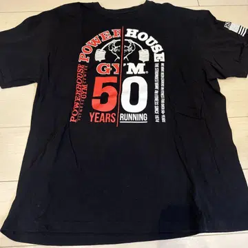 POWERHOUSE GYM 50주년 기념 티셔츠 XXL
