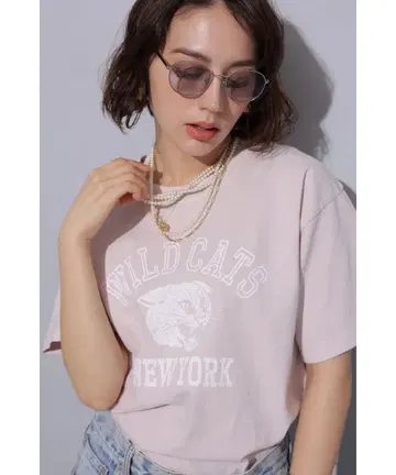 아르페지 스토리 빈티지 와일드 캣츠 티셔츠 아르페지