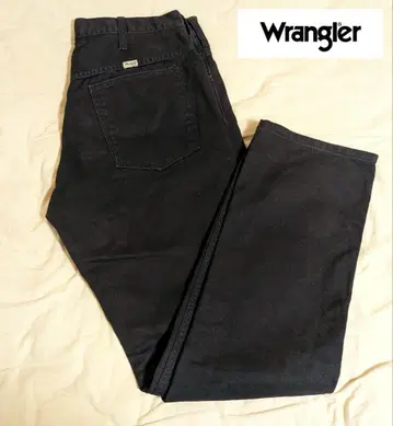 Wrangler 스트레이트 데님 M 사이즈 블랙