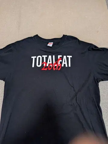 TOTALFAT 20주년 기념 티셔츠 XL 사이즈