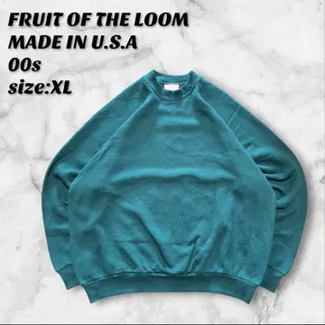 FRUIT OF THE LOOM 터키즈 스웨트 XL