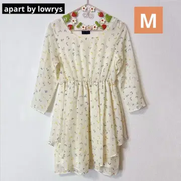 Lowrys의 apart 수채화 패턴 3단 레이어드 스커트 미니 길이 M