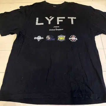 LYFT 블랙 티셔츠 XXL 일본 프로 2021
