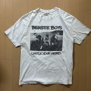 BEASTIE BOYS 비스티 보이즈 밴드 티셔츠 화이트 L