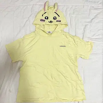 치카와 반팔 후드 집업 자켓 토끼