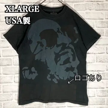 미국산 XLARGE 티셔츠 S 블랙 그래픽 1508