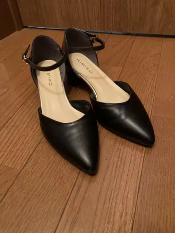 HIMIKO 블랙 스틸레토 펌프스 22.5cm