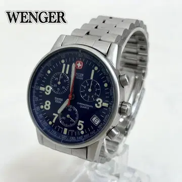 [작동] WENGER 536.0765 데이트 크로노그래프 손목시계