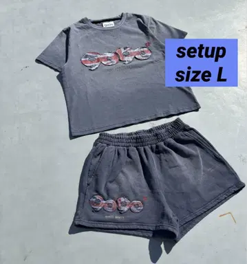 9090 Logo British Micro Shorts tee setup