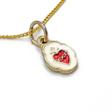 90s vintage 골드 금 마리아 목걸이 sv925 구제 의류 E13