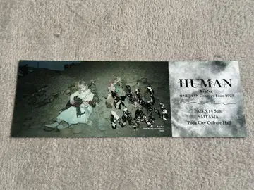 ReoNa HUMAN 불안 클럽 사진 티켓 스타일 카드